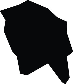 Awka North Nigeria silhouette map
