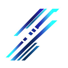 Modern Arrow with Dynamic Gradient Transitions in E Isolated on Transparent Background