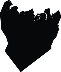 Augusto Corrêa Brazil silhouette map