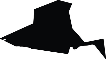 Atyrau Kazakhstan silhouette map