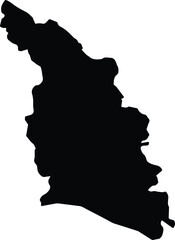 Atwima Nwabiagya North Ghana silhouette map