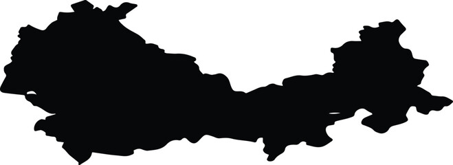 Askinsky District Russia silhouette map