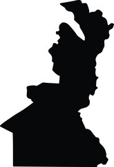 Askenish Jamaica silhouette map