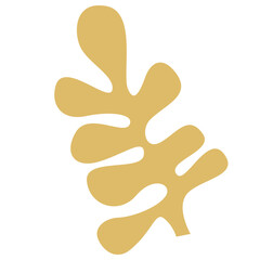 leaves abstract blobs creative hand drawing doodle element