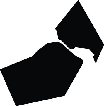 Ashiya Japan silhouette map