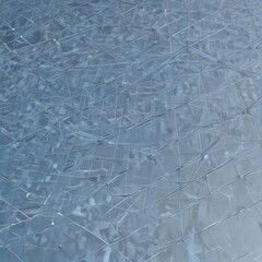 Abstract engineering blueprint  Angular shapes, faded blue, grid , mechanical, lines, engineering