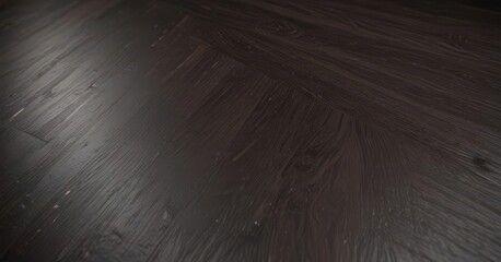 Deep ebony wood surface with subtle highlights and shadows, showcasing its polished sheen ,  polished wood,  smooth