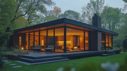 Fototapeta premium house in the forest