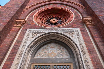 Obraz premium Church Santa Maria del Carmine (Chiesa Santa Maria del Carmine,1446) is located in the heart of the Brera district. Milan, Lombardy, Italy.