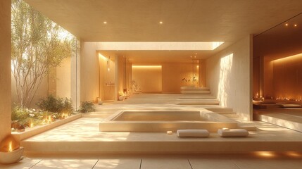 Serene Spa Sanctuary: A Luxurious Oasis of Tranquility