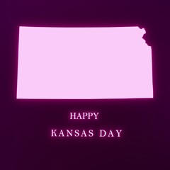 Happy Kansas Day Card