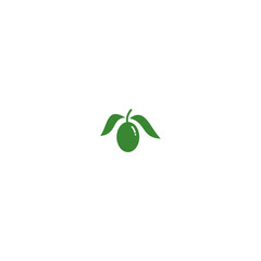 Olive logo icon flat vector design