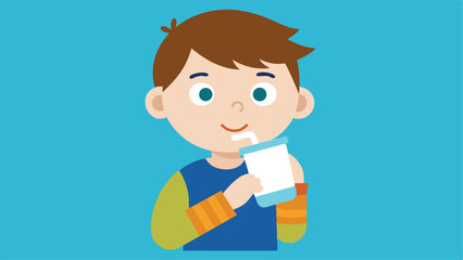 milk pouring into glass