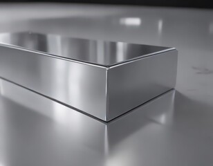 Gleaming silver surface, polished to a mirror sheen ,  gleam,  luxury
