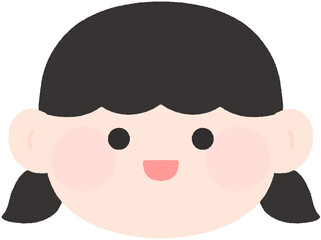 가족 가족구성원 언니 여동생 막내 누나 여자형제 여자어린이 여자얼굴 어린이날 어린이 일러스트