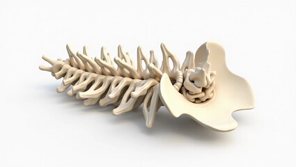 Fototapeta premium human skull isolated on white