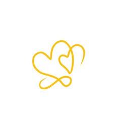 infinity heart line symbol