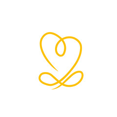 infinity heart line symbol