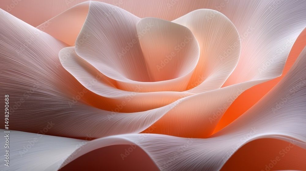Poster close up of a rose with a pink background. the rose is very detailed and the background is a soft pi