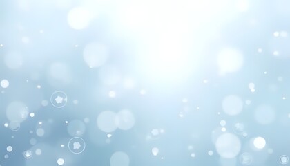 Ethereal Blue and White Abstract Background