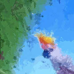 Various oil paintings, flowers, cats, dogs, parrots, tropical leaves, birds, butterflies, roses, peonies, tigers