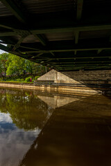 Naklejka premium Erie Canal in Pittsford, New York