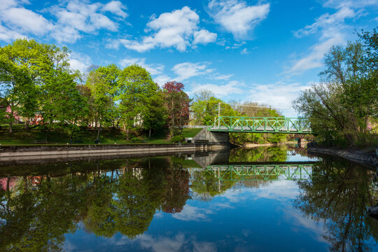 Fototapeta Erie Canal in Pittsford, New York