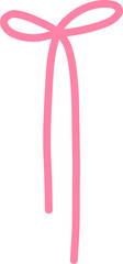 Loosely Tied Pink Ribbon