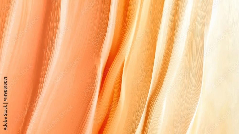 Poster abstract blend of earth-toned waves and soft gradients for versatile use
