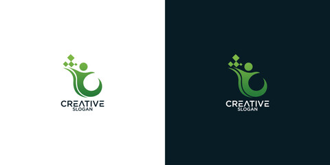 People Family logo design vector	