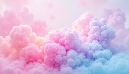 Obraz premium A breathtaking view of colorful cloudscape, nature's vivid art in the sky vivid