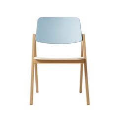 Minimalist Fold Away Wooden Beach Chair with a Slee Isolated on Transparent Background