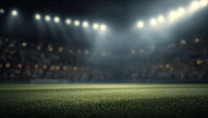 Wall murals Illuminated stadium at night