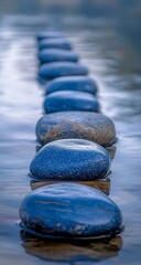 Blue Stones River Path Serenity.
