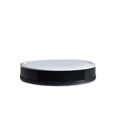 Modern Smart Home Device Sleek Circular Design on Green Transparent background