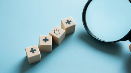 Select positive emotion icon, mental health assessment max positive. Thinking boost energy or fresh wellness wellness,world mental health day lifestyle of life concep