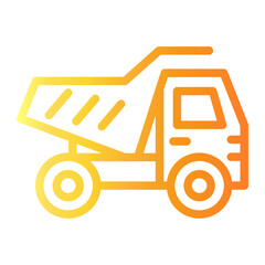 dump Line Gradient Icon