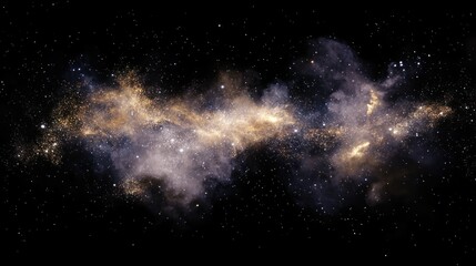 Naklejka premium Celestial Dust: A Captivating Glimpse into the Cosmos's Infinite Expanse