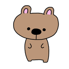 Bear cute cartoon 