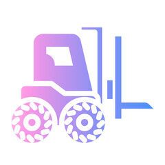 forklift Gradient icon