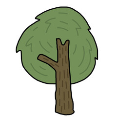 vector illustration of a tree