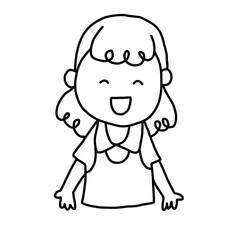 little girl with a big smile