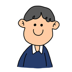 vector illustration of cartoon man