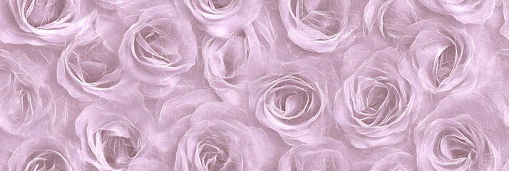 Purple-hued rose motif, daisy-inspired love, lavender bloom charm - Seamless , pattern , background , tile