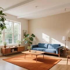 Fototapeta premium modern living room with sofa