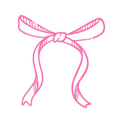 bow ribbon doodle