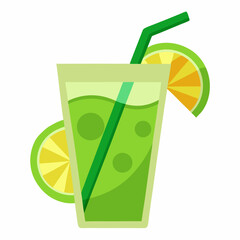 Green cocktails  drink