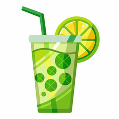 Green cocktails  drink