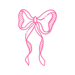 bow ribbon doodle