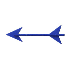 Contemporary Arrow with a Structured Layout in Class Isolated on Transparent Background